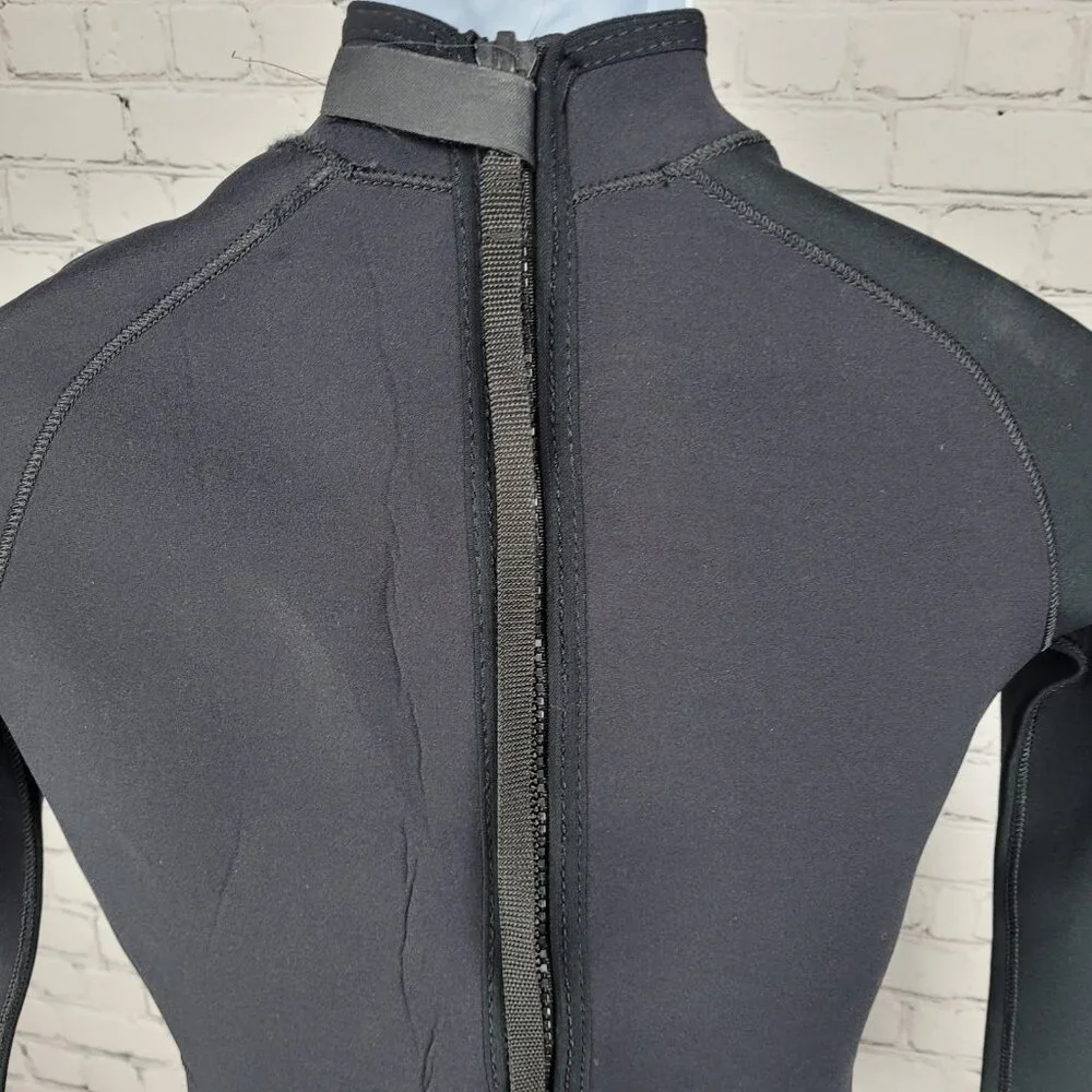Santiva Water Sports Black Long Sleeve Full Body Wetsuit Beach Size Medium M